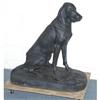 Image 1 : LIFE SIZE CAST IRON DOG GARDEN ORNAMENT, 36"