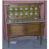 Image 1 : ENGLISH ARTS & CRAFTS WASHSTAND with tile bac