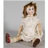 Image 1 : JUMEAU 25" DOLL, with crack in head, paper Ju