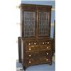 Image 1 : EMPIRE MAHOGANY BREAKFRONT with bookcase top,