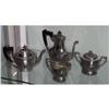 Image 1 : GORHAM STERLING SILVER 4 PIECE TEA SET, monog