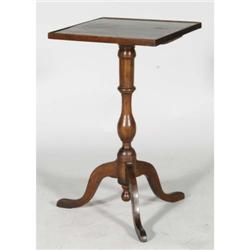 CHERRY TRAY TOP CANDLESTAND, 19th century