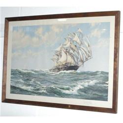 MONTAGUE DAWSON LITHOGRAPH, pencil signed by