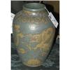 Image 1 : CHINESE STYLE POTTERY VASE, 16" high, 2" hair