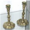Image 1 : PAIR OF ANTIQUE DUTCH BRASS CANDLESTICKS,PACK