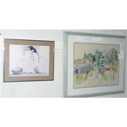 PAIR OF LITHOGRAPHS, Raoul Dufy and R.C. Gorm