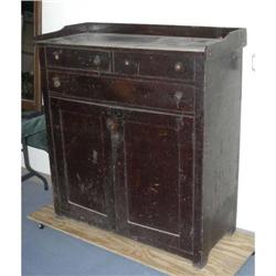 COUNTRY JELLY CUPBOARD in old surface, mid-19