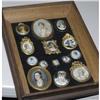 Image 1 : FRAMED COLLECTION OF MINIATURES, mostly handp