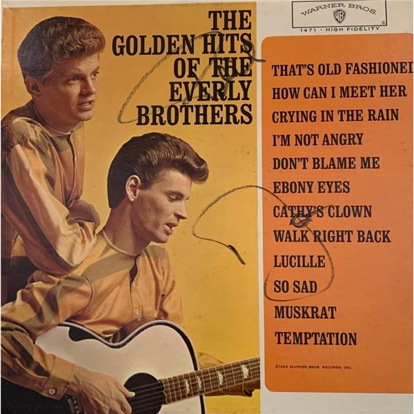 Signed The Golden Hits Of The Everly Brothers Album Cover