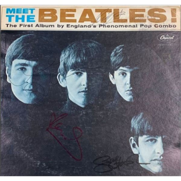 Signed Beatles Meet The Beatles  Album