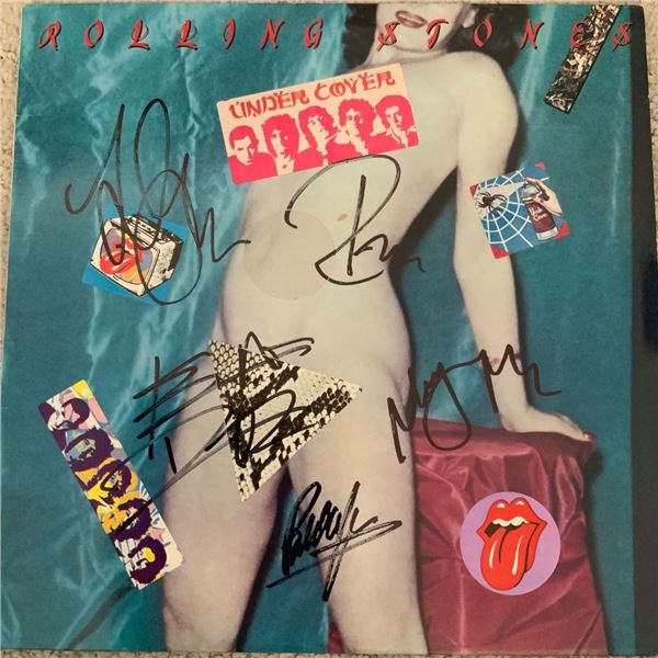 Signed Rolling Stones Under Cover Album