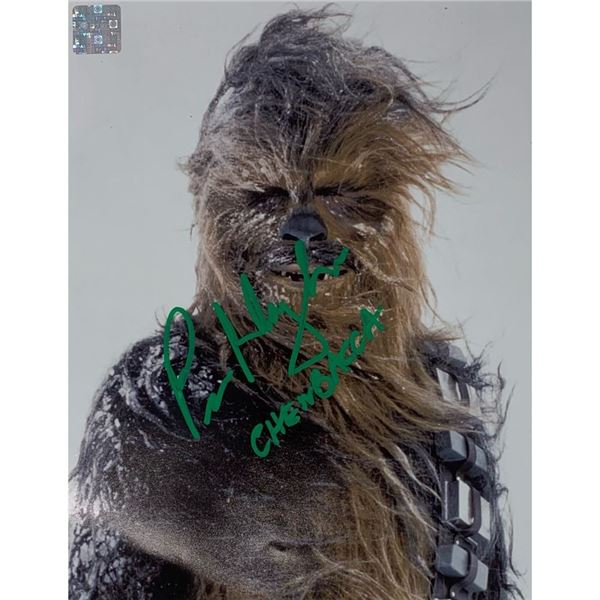 Signed Chewbacca Photo