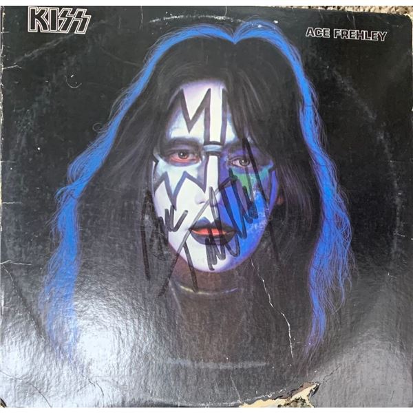 Signed Kiss Ace Frehley Solo Album