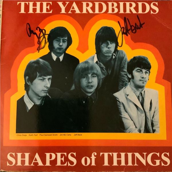 Signed The YardBirds, Shapes Of Things Album Cover