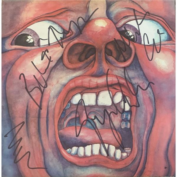 Signed  King Crimson An Observation Album Cover