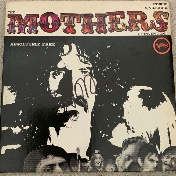 Signed Mothers of Invention Absolutely Free Album Cover