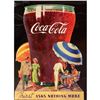 Image 1 : Vintage Coca Cola Laminated Poster