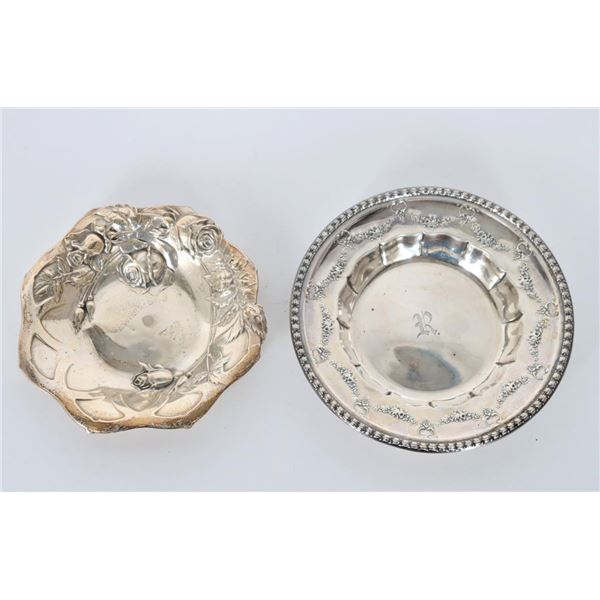 Pair of Sterling Silver Dishes, 5.38 OZT