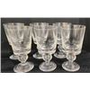 Image 1 : Set of (6) Steuben Crystal Water Goblets
