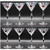 Image 1 : Set of (8) Steuben Cocktail Glasses