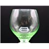 Image 2 : Steuben Single Clear to Green Goblet
