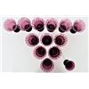 Image 3 : Set of (13) Carder Steuben Amethyst Wine Goblets