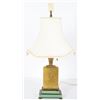 Art Deco Steuben Acid Cut Back Yellow Jade Lamp