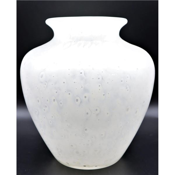 Steuben White Cluthra Vase