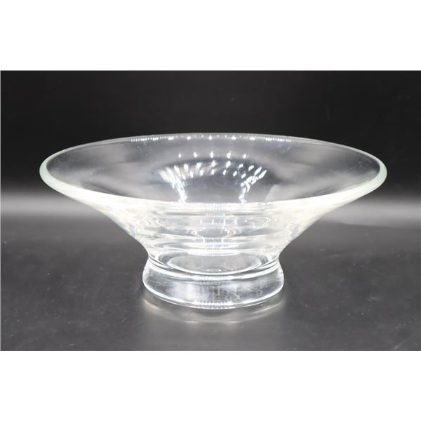 Large Steuben Crystal Centerpiece Bowl,  Signed