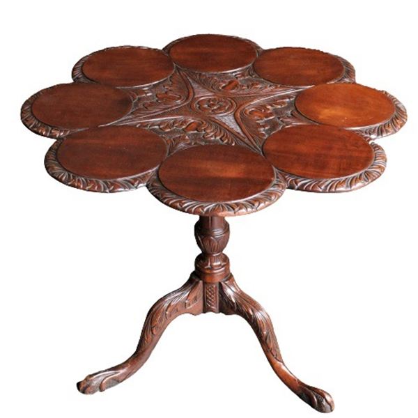 Antique Carved Wine Table