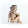 Image 10 : Hand-Carved Seated Cherub Figure