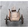 Image 5 : Antique Wood Rustic Wheelbarrow / Wagon