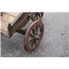 Image 6 : Antique Wood Rustic Wheelbarrow / Wagon