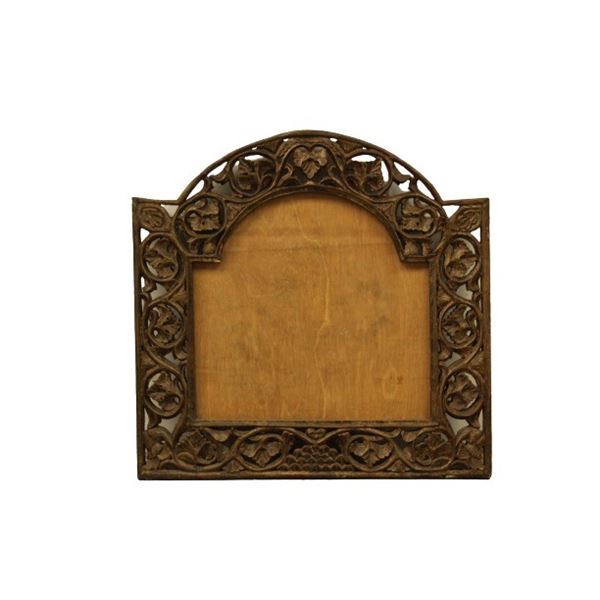 Large Antique Gujarat Terrace Window Frame