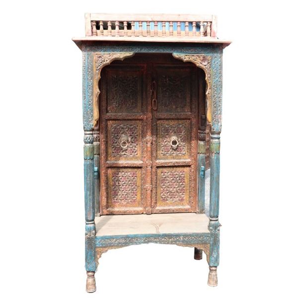 Large Antique Teak Wood  Indian Alter/Temple