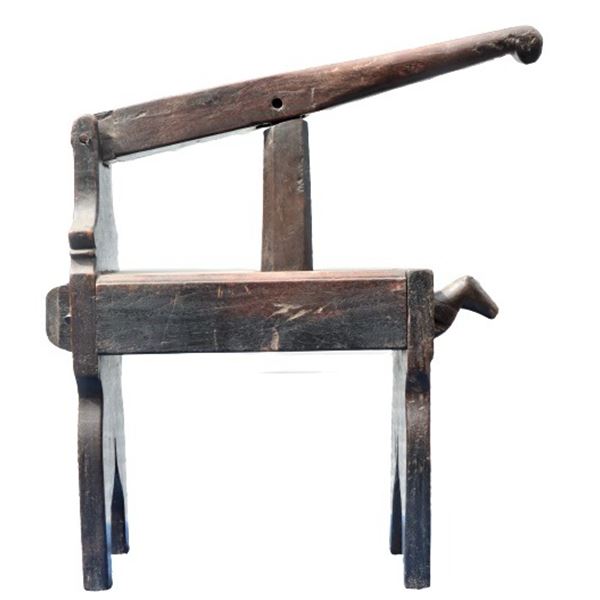 Antique Indian Wooden Juicer