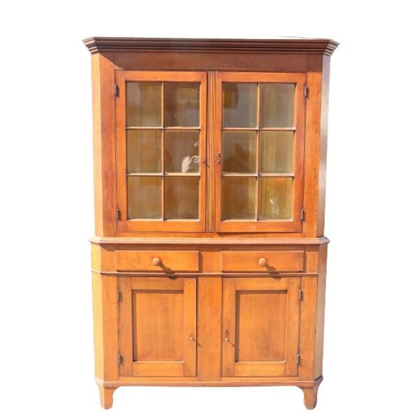 19th Century Maple Corner Cabinet