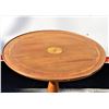 Image 3 : Antique Wooden Wine Table w Inlay