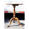 Image 6 : Antique Wooden Wine Table w Inlay