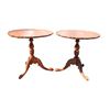 Image 1 : Pair of Tilt Top Piecrust Chippendale Tables