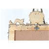 Image 8 : Carved Wooden Frame w Beveled Mirror