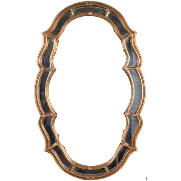 Large Oval Wall Mirror