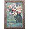 Image 1 : Still Life w/ Flowers, Signed, Oil/Canvas