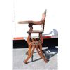 Image 13 : Antique Carved Wood Conversion High Chair Rocker