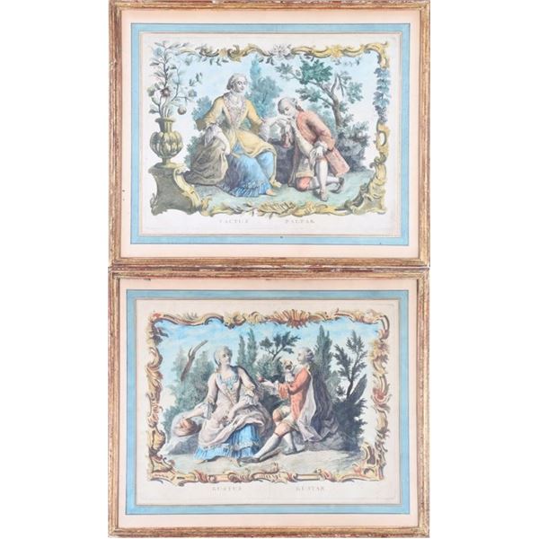 Hand Colored Etching, Palpar Tactus