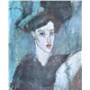 Image 3 : (2) Modigliani Prints, Portraits of Man & Woman