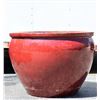 Image 2 : Red Glazed Ceramic Planter w Tree/Plant