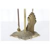 Image 2 : Antique Brass Fireplace Tools