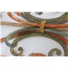 Image 8 : Pair of Polychrome Metal Wall Sconces
