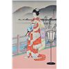 Image 2 : Vibrant Japanese Colored Woodblock Print